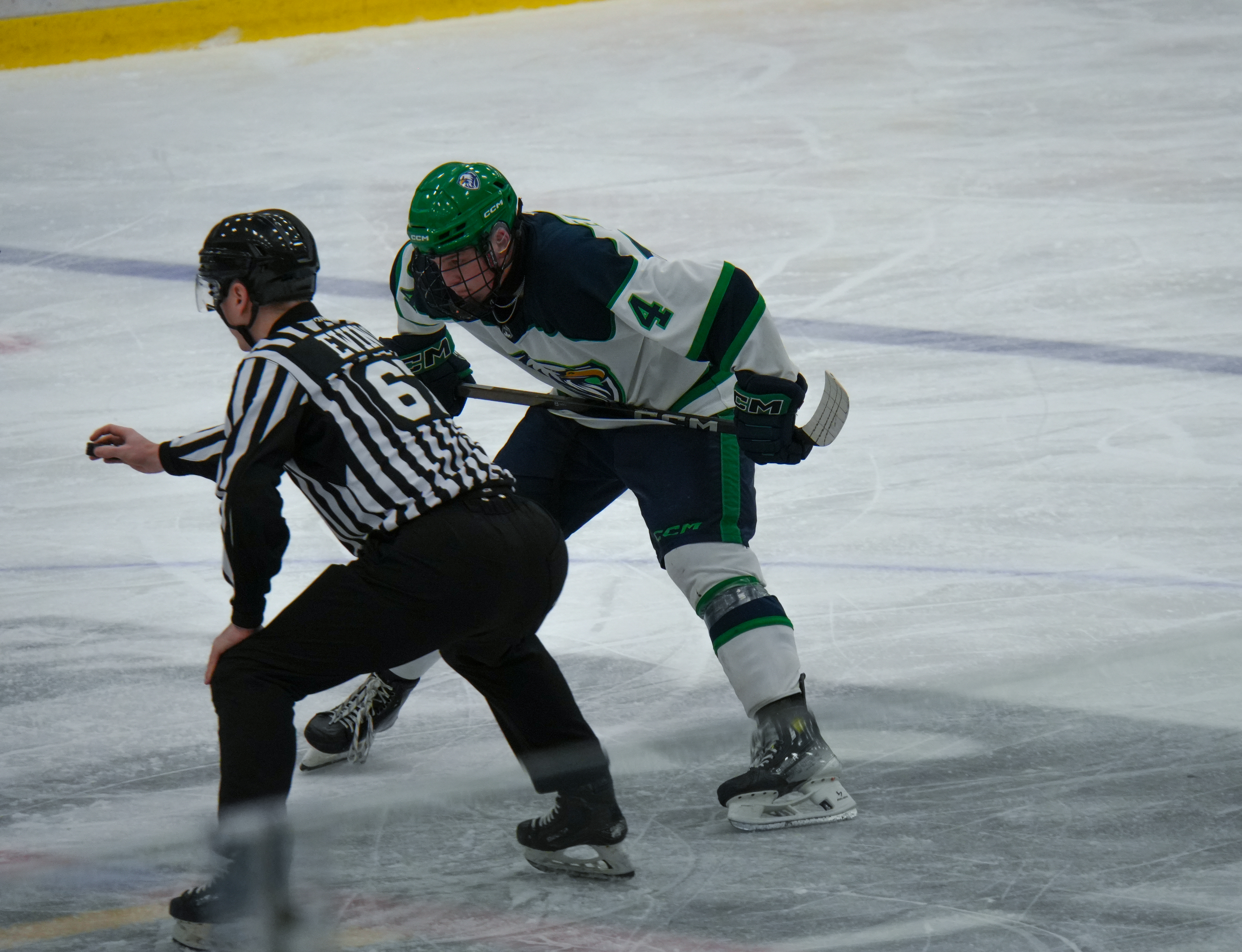 Eagles Hockey team moment