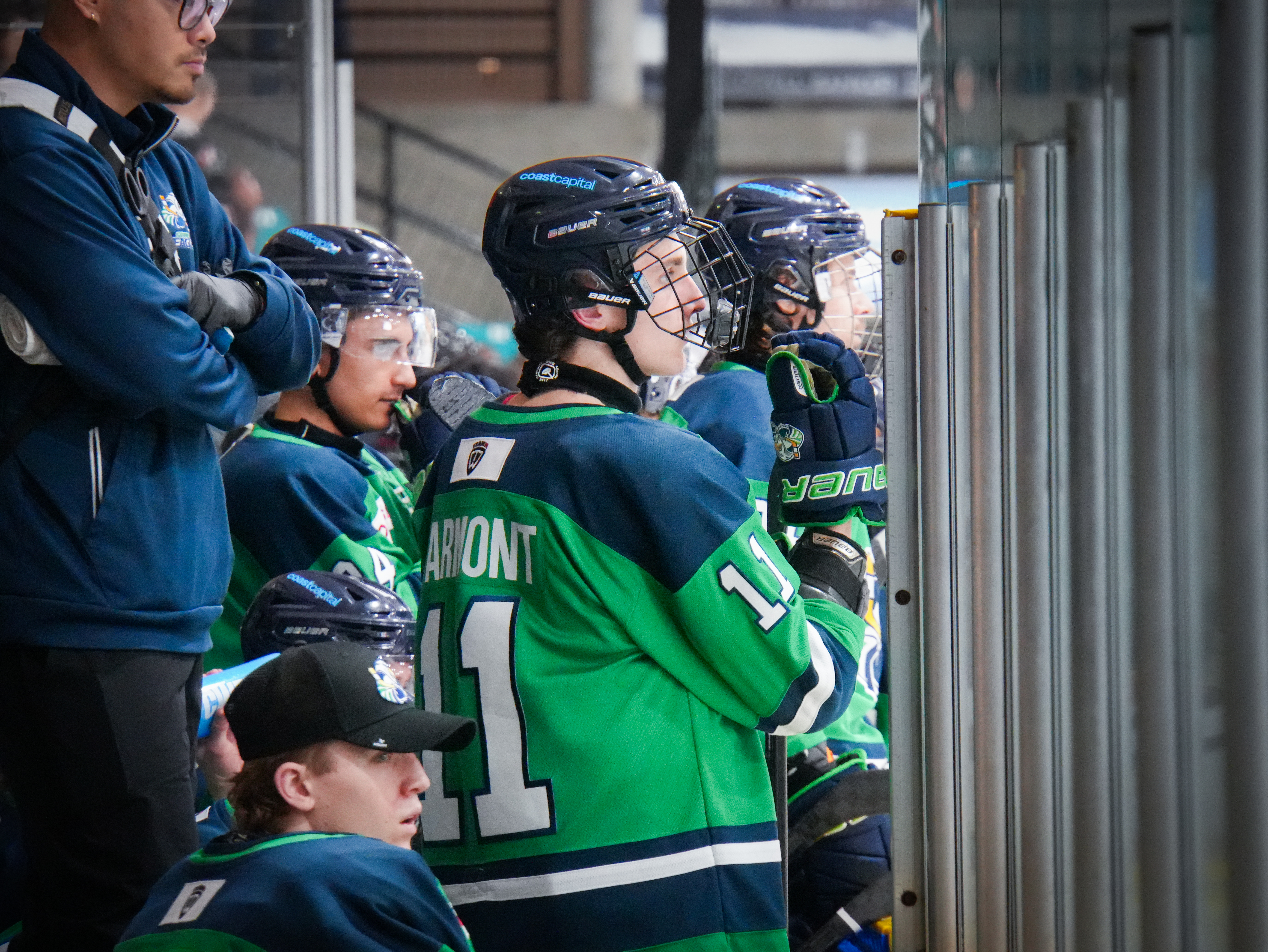 Eagles Hockey game-day action