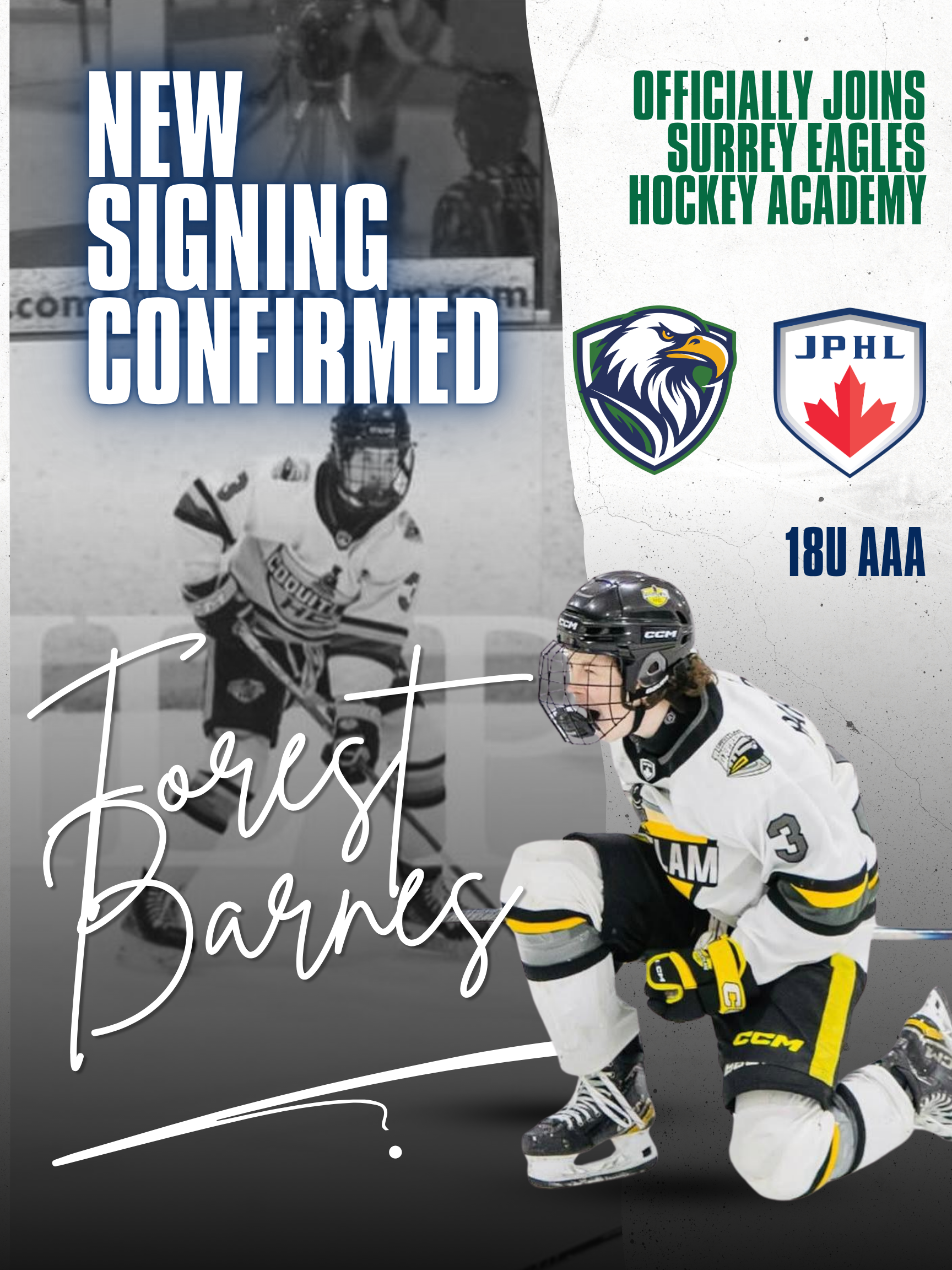 Player officially joins Surrey Eagles